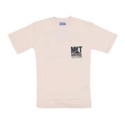 Zand Pocket Tee Korte Mouw T-shirt Market , Beige , Heren