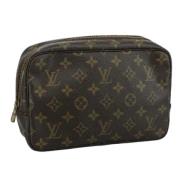 Pre-owned Canvas clutches Louis Vuitton Vintage , Brown , Dames