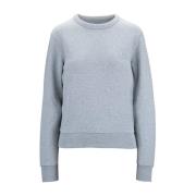 Dames Pullover Sweater met Geborduurd Logo Burberry , Gray , Dames