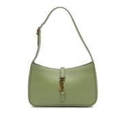 Pre-owned Leather shoulder-bags Yves Saint Laurent Vintage , Green , D...