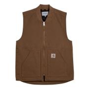 Stijlvolle Puffer Vest Jas Carhartt Wip , Brown , Heren