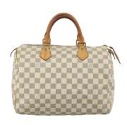 Pre-owned Canvas louis-vuitton-bags Louis Vuitton Vintage , White , Da...