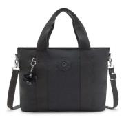 Functionele Shopper Tas met Schouderband Kipling , Black , Dames