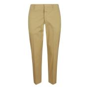 Klassieke Chino Broek met Rits Sluiting Hindustrie , Beige , Heren