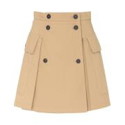 Stijlvolle Zebio Jurk Max Mara Weekend , Beige , Dames