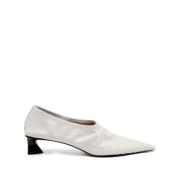 Elsa Ruched Kitten Heel Pumps Stella McCartney , White , Dames