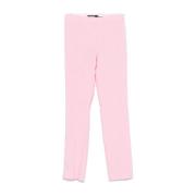 Roze broek met verborgen sluiting Versace , Pink , Dames