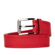 Pre-owned Plastic belts Louis Vuitton Vintage , Red , Dames