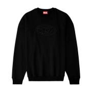 Stijlvolle Sweaters Collectie Diesel , Black , Heren