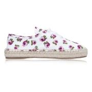 Bloemen Veterschoenen Zomercollectie Prada , Multicolor , Dames