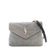 Pre-owned Denim crossbody-bags Yves Saint Laurent Vintage , Blue , Dam...