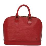 Pre-owned Leather louis-vuitton-bags Louis Vuitton Vintage , Red , Dam...