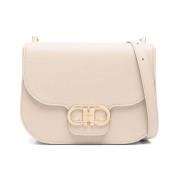 Stijlvolle Tassen Collectie Salvatore Ferragamo , Beige , Dames