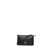 Elegante Diamante Mini Tas met Rits Furla , Black , Dames