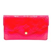 Pre-owned Fabric wallets Louis Vuitton Vintage , Red , Dames