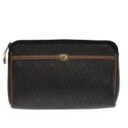 Pre-owned Canvas clutches Dior Vintage , Black , Dames