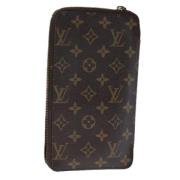 Pre-owned Canvas wallets Louis Vuitton Vintage , Brown , Dames