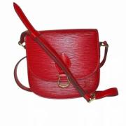 Pre-owned Leather shoulder-bags Louis Vuitton Vintage , Red , Dames