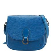 Pre-owned Leather louis-vuitton-bags Louis Vuitton Vintage , Blue , Da...