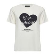 Witte T-shirts en Polos Max Mara Weekend , White , Dames