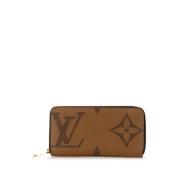 Pre-owned Canvas wallets Louis Vuitton Vintage , Brown , Dames