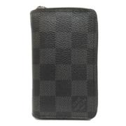 Pre-owned Fabric wallets Louis Vuitton Vintage , Black , Dames