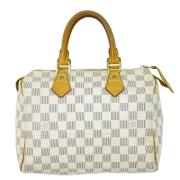 Pre-owned Canvas louis-vuitton-bags Louis Vuitton Vintage , White , Da...