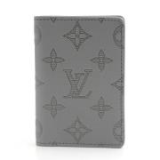 Pre-owned Canvas wallets Louis Vuitton Vintage , Gray , Heren