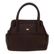 Pre-owned Leather handbags Bally Pre-owned , Brown , Dames