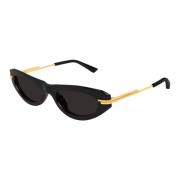 Bv1368S 001 Sunglasses Bottega Veneta , Black , Dames