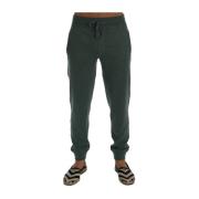 Luxe Groene Kasjmier Sportbroek Dolce & Gabbana , Green , Heren