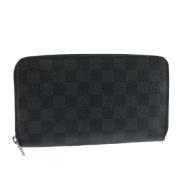 Pre-owned Canvas wallets Louis Vuitton Vintage , Black , Dames