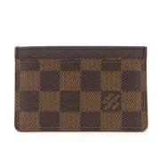 Pre-owned Canvas wallets Louis Vuitton Vintage , Brown , Dames