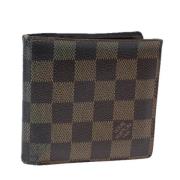 Pre-owned Canvas wallets Louis Vuitton Vintage , Brown , Dames