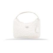 Stijlvolle Handtas met Rits Prada , White , Dames