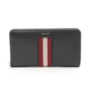 Pre-owned Leather wallets Bally Pre-owned , Black , Heren