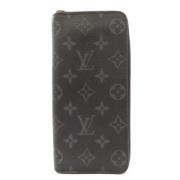 Pre-owned Canvas wallets Louis Vuitton Vintage , Black , Dames