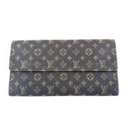 Pre-owned Cotton wallets Louis Vuitton Vintage , Brown , Dames