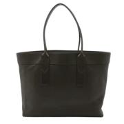 Pre-owned Leather totes Louis Vuitton Vintage , Black , Dames