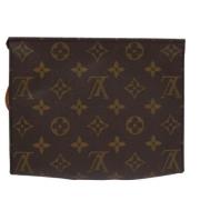 Pre-owned Canvas pouches Louis Vuitton Vintage , Brown , Dames