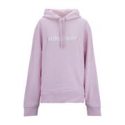 Hoodie met verstelbaar trekkoord Burberry , Pink , Dames