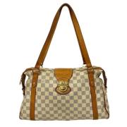 Pre-owned Canvas louis-vuitton-bags Louis Vuitton Vintage , Beige , Da...