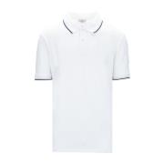 Korte mouw knoop polo shirt Woolrich , White , Heren