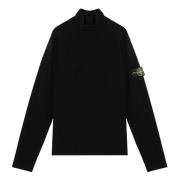 Trui met een zoete stijl Stone Island , Black , Heren