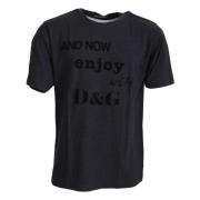 T-Shirts Dolce & Gabbana , Black , Heren