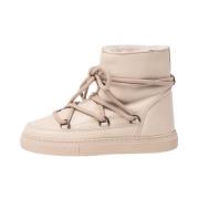 Crème Leren Sneaker - 37 Inuikii , Beige , Dames