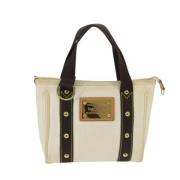 Pre-owned Canvas totes Louis Vuitton Vintage , Beige , Dames