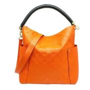 Pre-owned Leather louis-vuitton-bags Louis Vuitton Vintage , Orange , ...