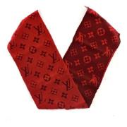 Pre-owned Wool scarves Louis Vuitton Vintage , Red , Dames