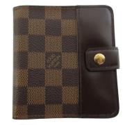 Pre-owned Canvas wallets Louis Vuitton Vintage , Brown , Dames